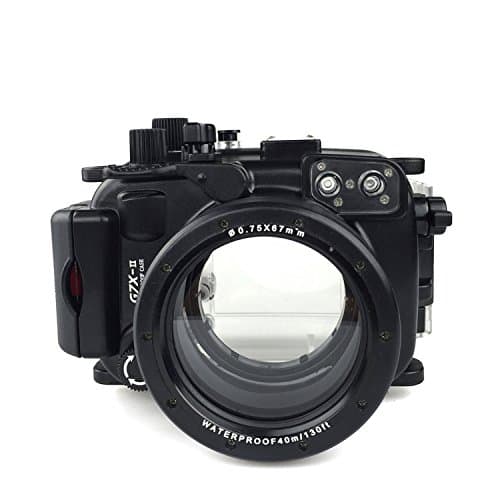 For Canon G7X II 130FT/40M Sea frogs Underwater Camera Diving Waterproof Housing case