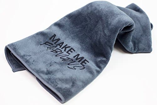 Microfiber Towel by eFemme USA Grey Hair Towel - Make Me Fabulous, 29.5 x 13.75 Inches