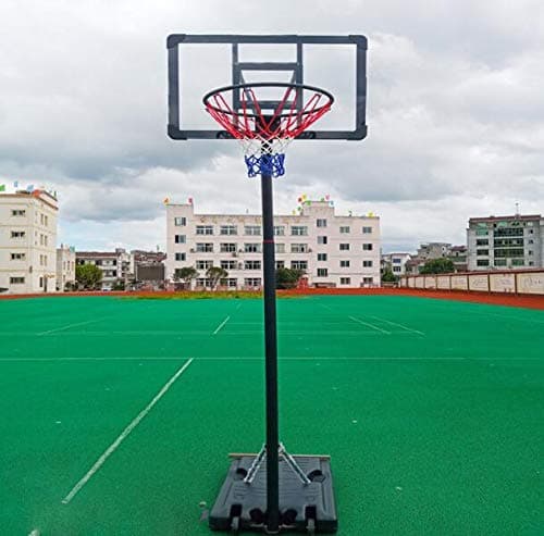 Portable Basketball Hoop & Goal in Door Basketball System Basketball Equipment Height Adjustable Height Backboard and Wheels for Youth Kids Indoor Outdoor Use
