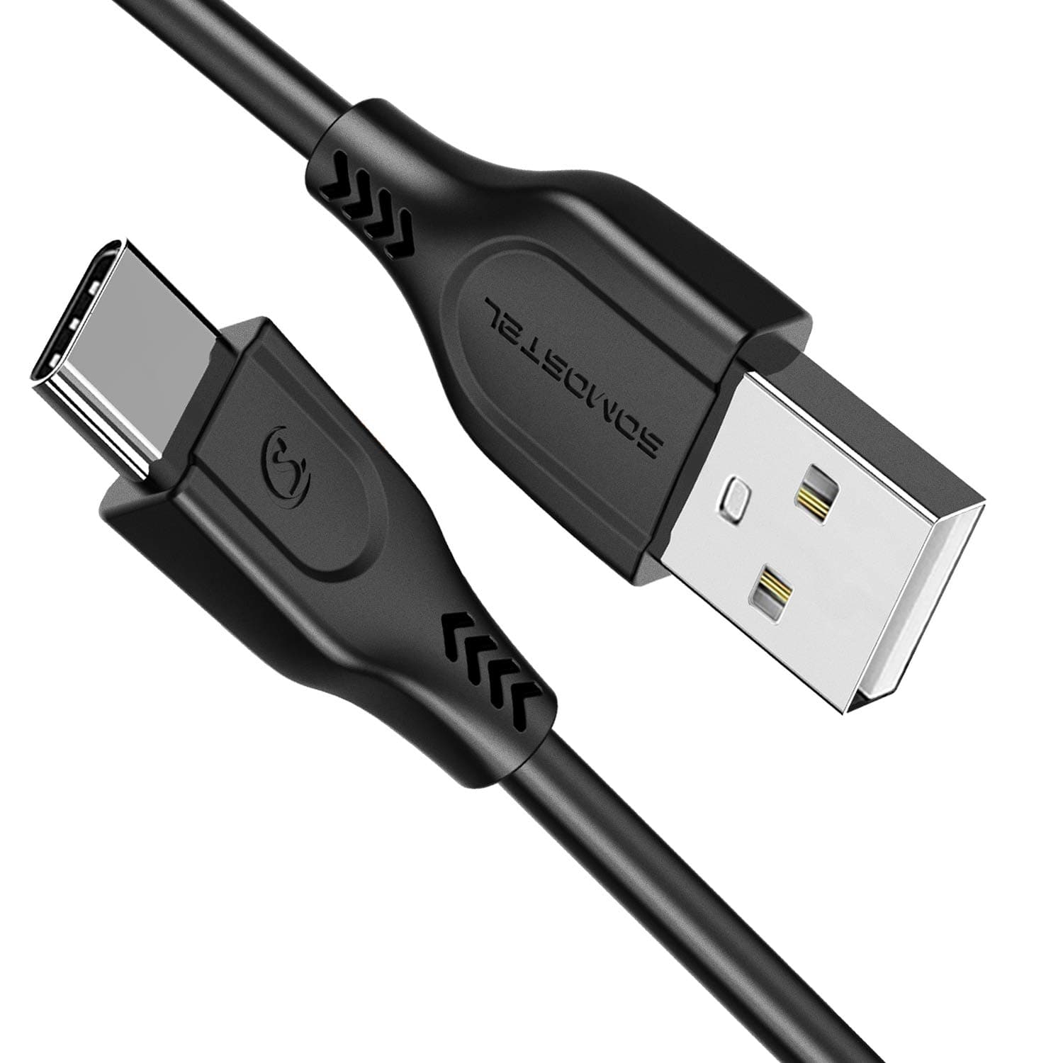 2Pack USB Type C Cable 3A Fast Charging, SOMOSTEL USB A to C Charger Cord (3.3ft) for Samsung Galaxy S20/S20 Plus/S20 Ultra/S10+/S10e/S9/S8/Note 10/9/8/A20/A50/A70,LG Stylo 5 4 G6 G7 G8 V40,Moto Z