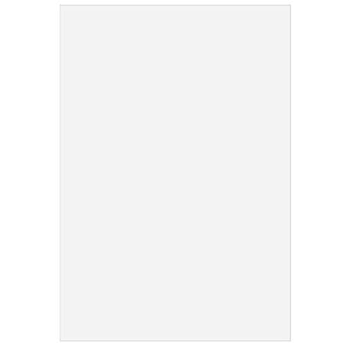 50 X A5 Greeting Card Blank Paper Inserts for Wedding Invites, Card Making. White 100gsm