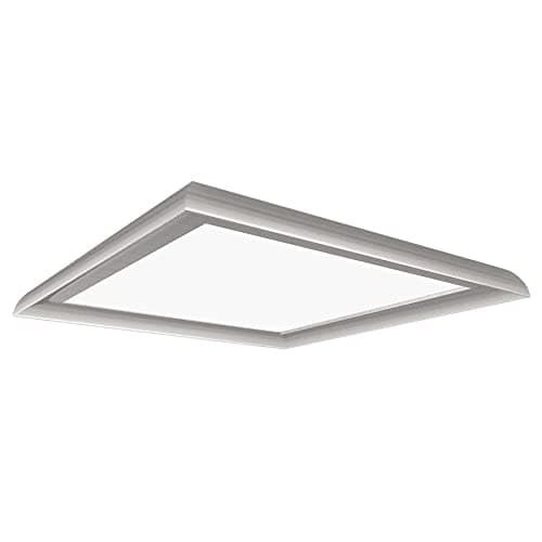 Good Earth Lighting Tacoma 28-in W Pewter LED Flush Mount Light