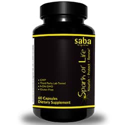Saba Spark of Life - Comprehensive Multivitamin and Mineral Supplement -Nourish, Protect, and Renew - 60 Capsules