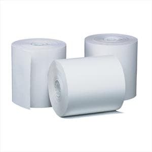 44mm (1.75 in.) x 150 ft. white bond rolls for Epson printer: M185 M195 M-U450 series (100 per cs.)