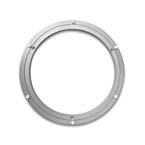 Troops BBQ Lazy Susan Turntable Ring - Medium-Duty Aluminum Lazy Susan Bearing Hardware Single-Row Ball Bearings for Heavy Loads (225 lbs. Capacity) - 12 Inches