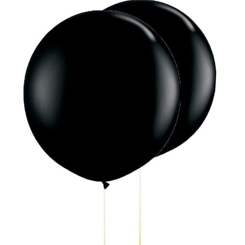 AZOWA Black Balloons 36 In Gaint Round Balloon Pack of 10