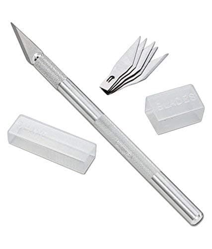 Qatalitic Detail Pen Cutter With 5 Interchangeable Blades For Carving and Paper Cutting