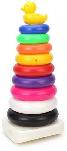 Rre Stacking Duck Ring Game Set for Children (Multi Color)