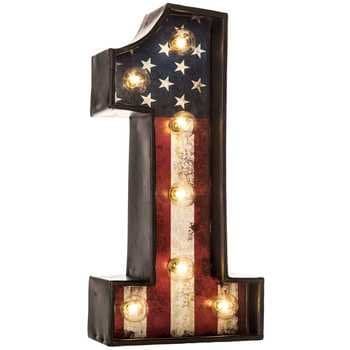 Marquee Sign No. 1 Stars & Stripes Metal LED Marquee Sign