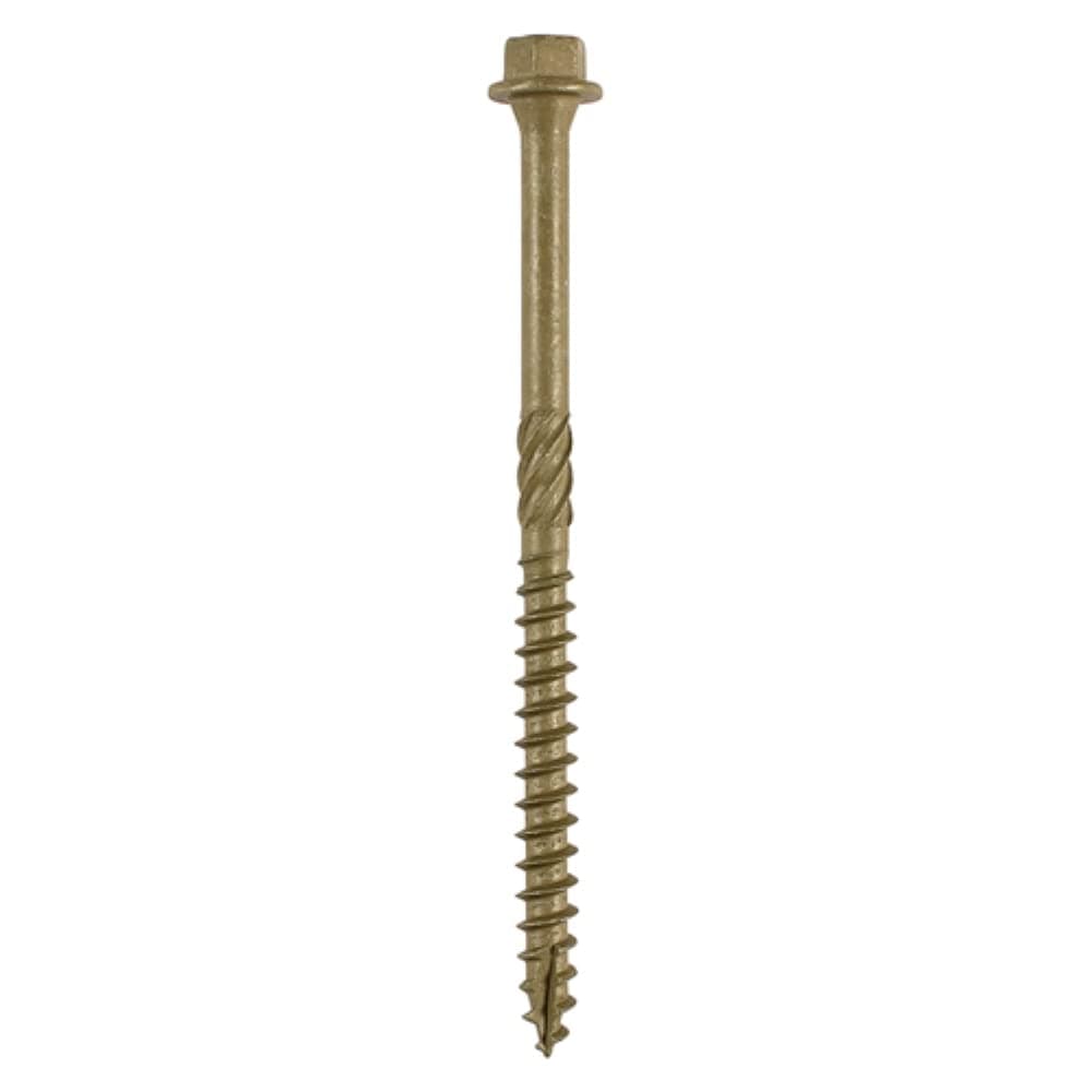 TIMCO Timber Screw – Hex Head – Exterior Green – 6.7 x 100 - Box of 50