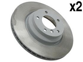 for BMW e90 330 Brake Disc Front SEBRO coated (x2 rotors) friction discs