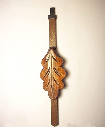 Cuckoo Clock Pendulum with 2 1/2" Oak Leaf