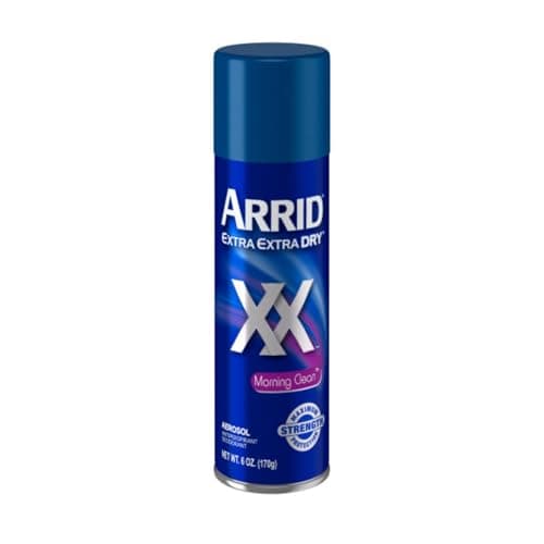 ARRID XX Anti-Perspirant Deodorant Spray, Morning Clean 6 oz (Pack of 3)