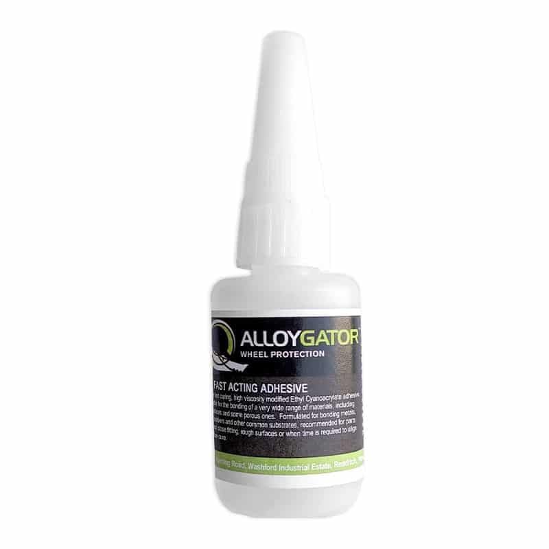 AlloyGatorFast Acting Adhesive Glue - 20g of Super Bond Glue for Installing AlloyGator Rim Protector for Car Wheels - Quick Dry Sealer to Keep Clips Affixed to Rim Protector Strips
