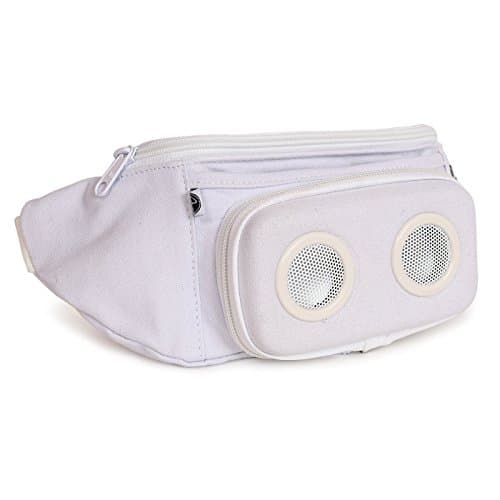 JammyPack Jammyblank Fanny Pack with Speakers, White One Size