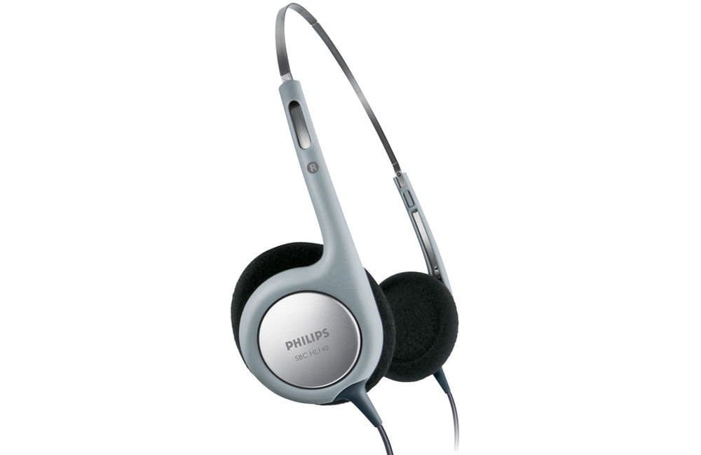 Philips SBCHL140/00 Wired On Ear Headphones with Mic (Black)