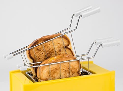Nostalgia TCS2 Grilled Cheese Toaster with Easy-Clean Toaster Baskets and Adjustable Toasting Dial