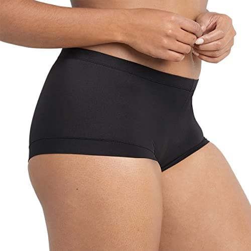 Maidenform Women's Boyshort Underwear, Microfiber Boyshort Panties, Full-coverage Panty, 3-pack Boy Short Panties (pack of 3)