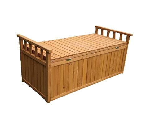 Outdoor Specials Wood Garden 2 Seater Storage Bench