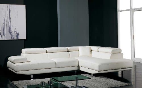 VIG Furniture Divani Casa T60 - Modern Bonded Leather Sectional Sofa