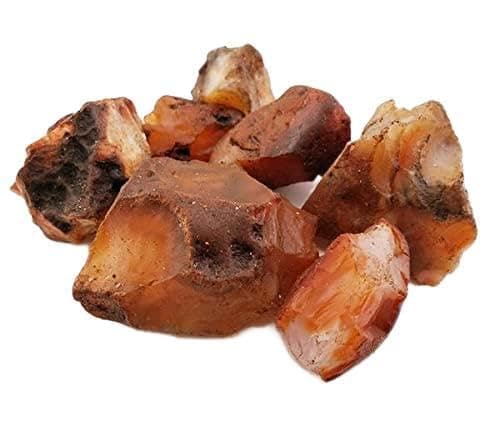 Carnelian Natural raw rough gemstone 1/2 lb Bulk Wholesale Chakra Crystal Healing, Metaphysical, Meditation, Protection