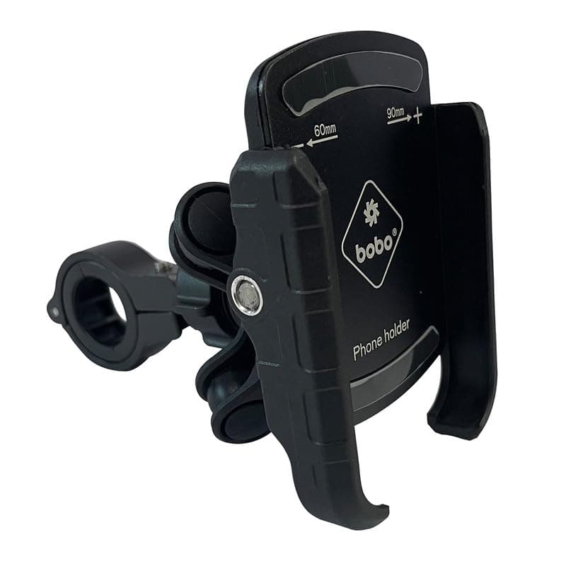 BM4 PRO Plus Jaw-Grip with PRO Plus Vibration Damper Waterproof Bike/Motorcycle/Scooter Mobile Phone Holder Mount, Ideal for Maps and GPS Navigation (Black)