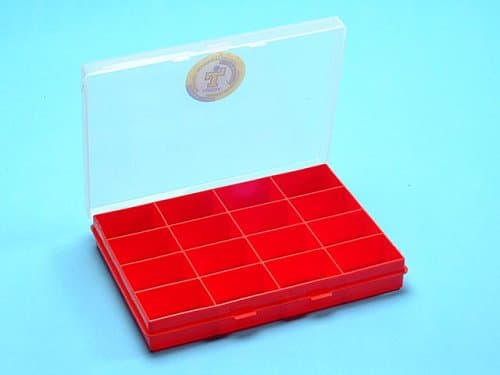 Terry Plastics - Small Storage Box 16 Divisions. Tf-F1