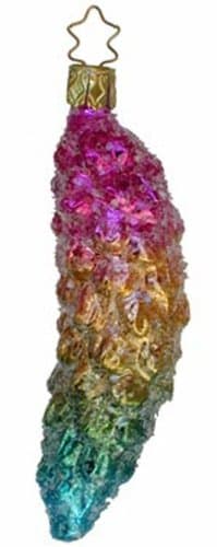 Inge Magic Multi-Colored Pine Cone Glass Ornaments [DD 113701]