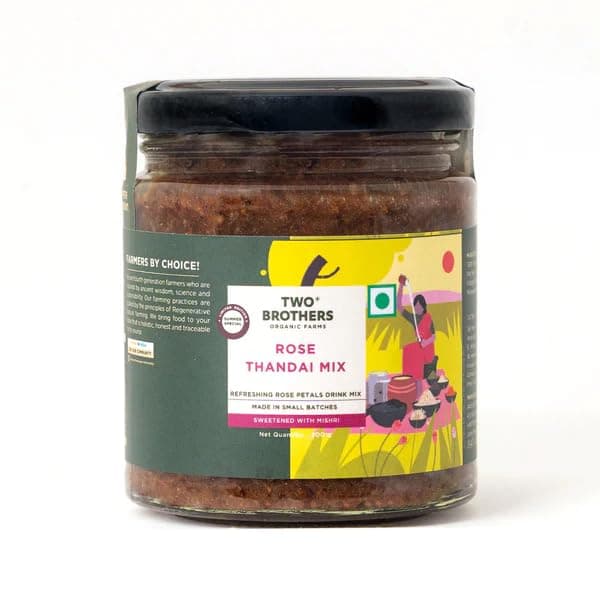 Rose Thandai 200Gm|Pure Taste Of Natural Ingredients|No Artificial Flavors|Rose Petals To Combat Summer Heat.