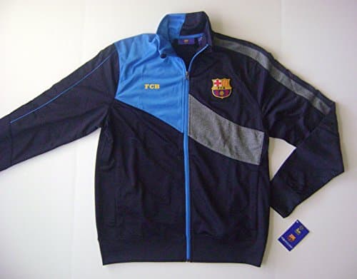 Fcb Barcelona Barca Soccer Authentic Full Zip Jacket Size Xl