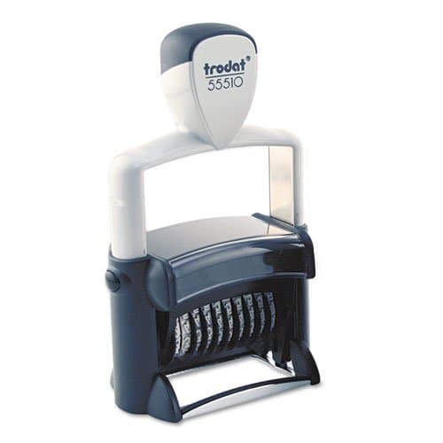 Professional Numberer, Self-Inking, Type Size 2, 10 Digits, Black