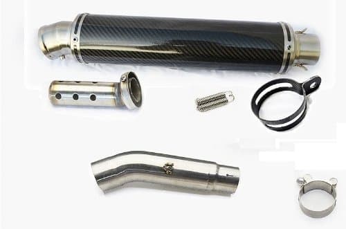 NC700X/S DTC NC750 LCIPARTS Round Titanium carbon Slip-on Exhaust