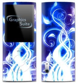 Electric Blue Skin for Apple iPod Nano 5th Generation