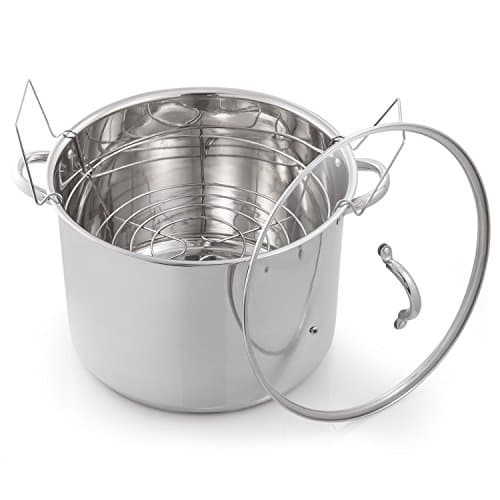 McSunley 620 Medium Stainless Steel Prep N Cook Water Bath Canner, 21.5 Quart, Silver