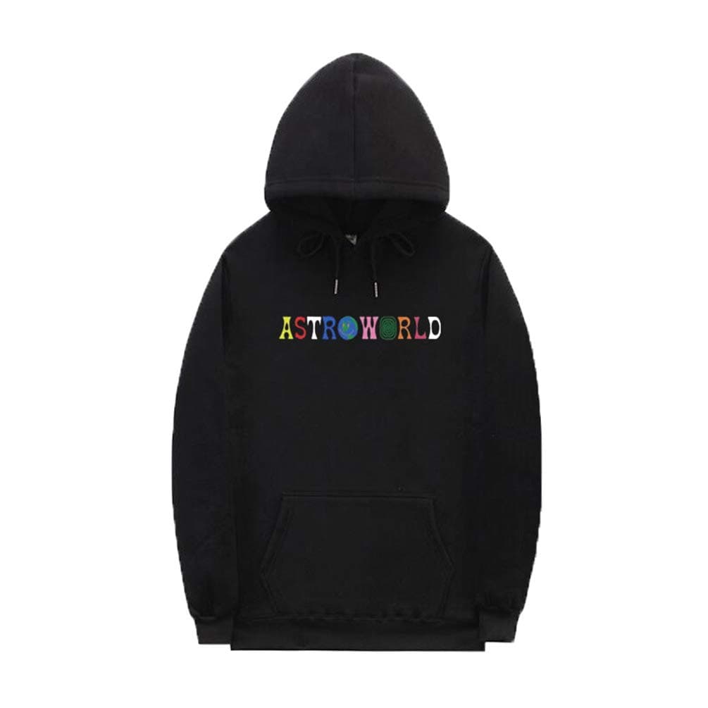YuanDian Mens Womens Astroworld Wish You were Here Hoodies Autumn Winter Sports Casual Long Sleeve Pullover Top Warm Plus Velvet Lining Hooded Sweatshirts Sweater Jumper Black 4# S