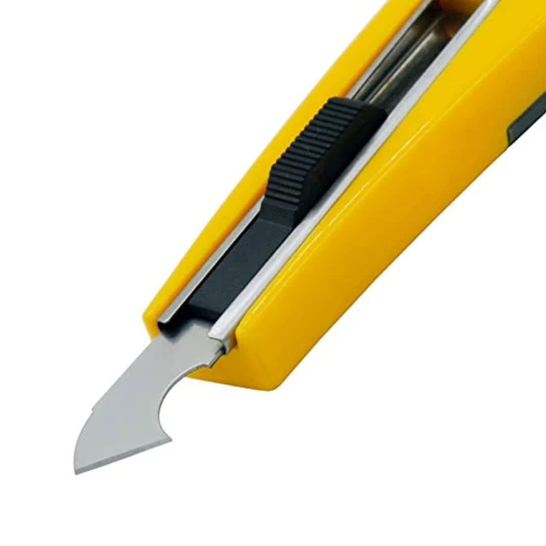 Sulfar Acrylic Plastic Fibre Sheets Cutter Hook Knife Blade with 2 Extra Blades Inside (Random Colour) (1554)