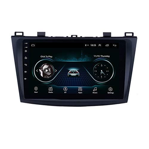 9 inch Touchscreen Android 9.0 Car Radio for Mazda 3 2009 2010 2011 2012 with GPS Sat Nav Bluetooth WiFi USB OBD2
