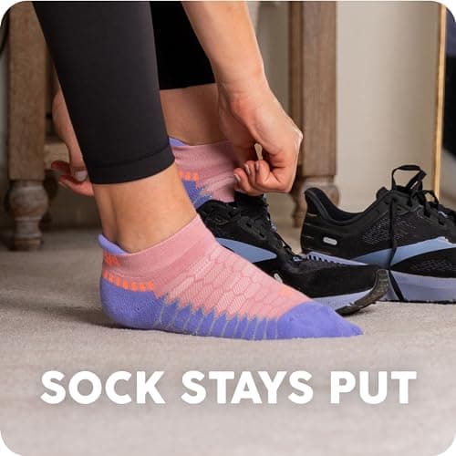 Balega Blister Resist Performance Crew Athletic Running Socks for Men and Women (1 Pair), Ergonomic Fit, Cushioned, Breathable, Moisture-Wicking, Seamless Toe, Grey/Black