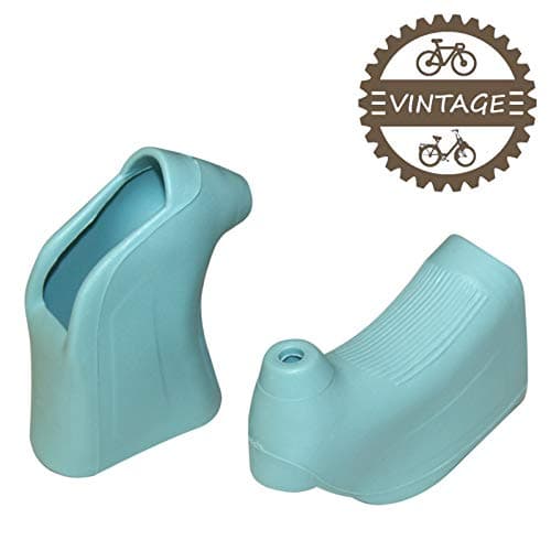Brake Lever Hoods Celeste Green Bianchi Type Campagnolo MAFAC Shimano 600 Arabesque Bicycle Vintage Road