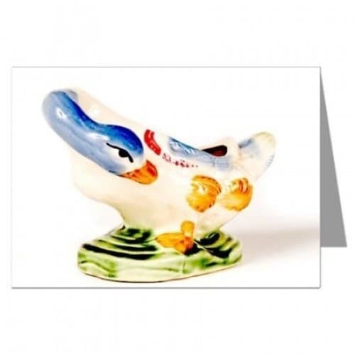 Vintage Kitsch Swan Notecard Set