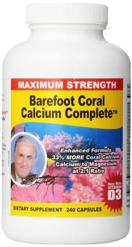 Barefoot Coral Calcium Complete 240 Capsules by EffiHealth