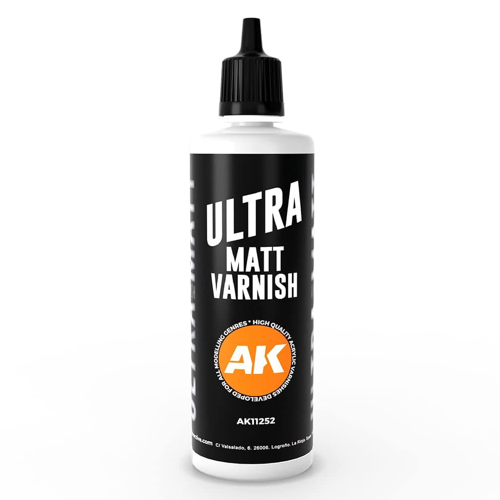 AK Interactive - Ultra Matt Varnish 100ml - AK11252, Transparent