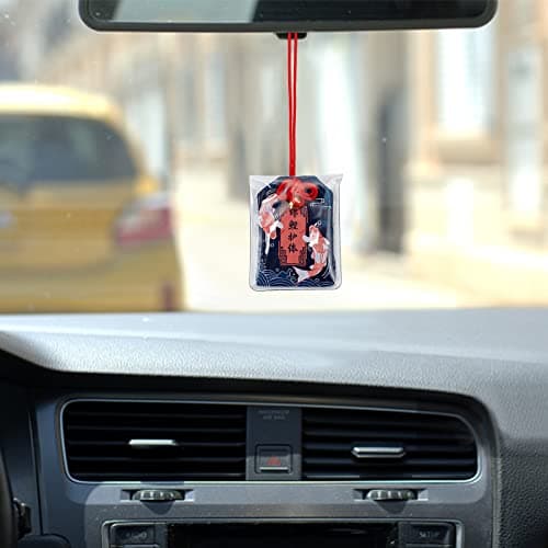 8 Pieces Japanese Omamori Amulet Good Luck Hanging Sachet Lucky Amulet Charms Blessing Bag Pendant for Career/Love/Success/Traffic Safety/Wealth/Dream/Good Luck Christmas Hanging Fortune Gifts