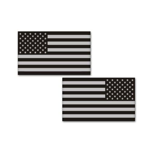 American Subdued Flags Tactical Military 12" Pair Car Sticker Decal Large 10"x6" Each Flag