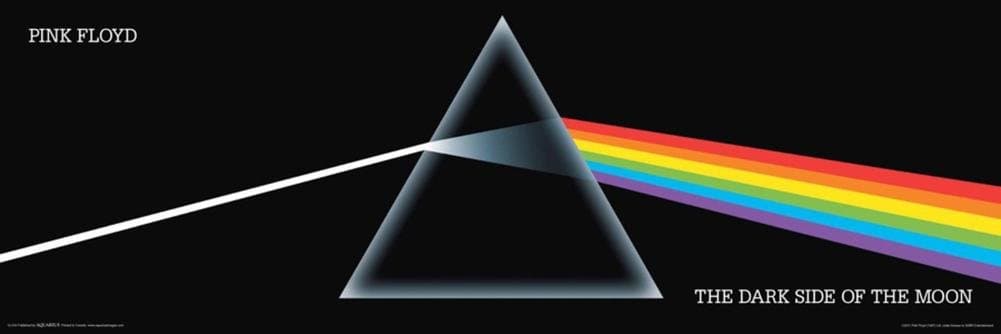 Pink Floyd - Dark Side of The Moon Poster 36 x 12 (UNFRAMED)