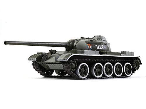 Russian Tanks T-54 Camouflage Soviet Main Battle Tank WWII 1946 Year 1/72 Scale Diecast Model