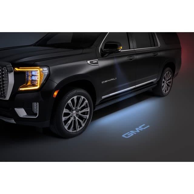 LED Puddle Light Kit for 2019-2024 GMC Sierra Yukon GMC Logo Projection 84408373