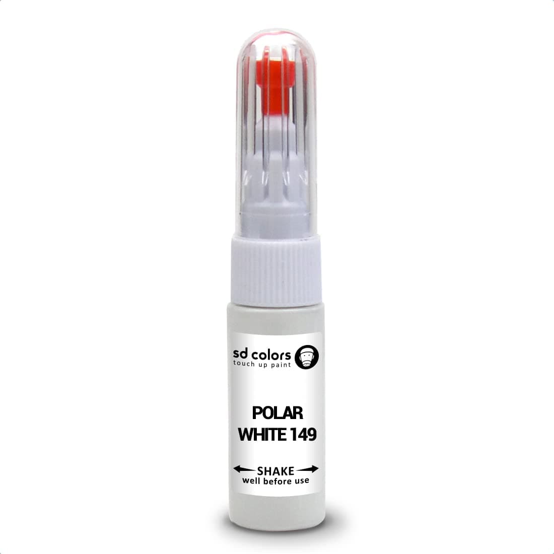POLAR WHITE 149 сompatible with MERCEDES New Touch Up Paint Pen REPAIR KIT 7ML SCRATCH CHIP BRUSH COLOR CODE 149 POLAR WHITE
