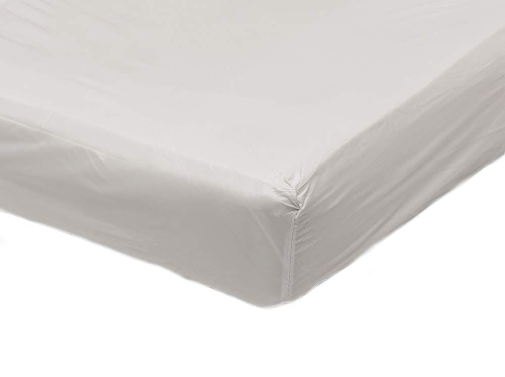 NRC Plastic Bed Sheet Waterproof Vinyl Heavy Duty Mattress Protector Washable Fitted Sheet (Single 193cm x 90cm)