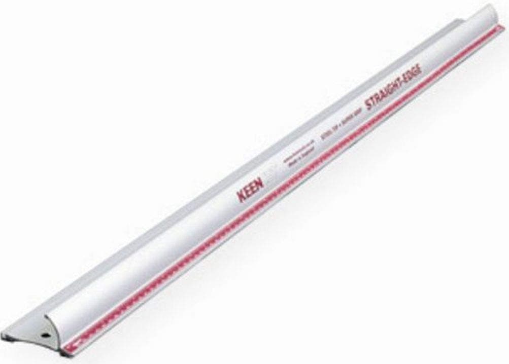 Keencut60006 Precision Safety 60" Laser-Trued Steel Tip Straight Edge, Super-grade Anodizing for a Good Lifetime Appearance and Function, Embedded Steel Edge to Resist Wear